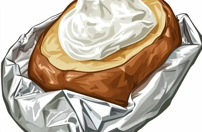 Folienkartoffel mit Sour Cream